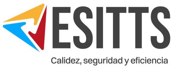Logo de ESITTS, calidez, seguridad y eficiencia